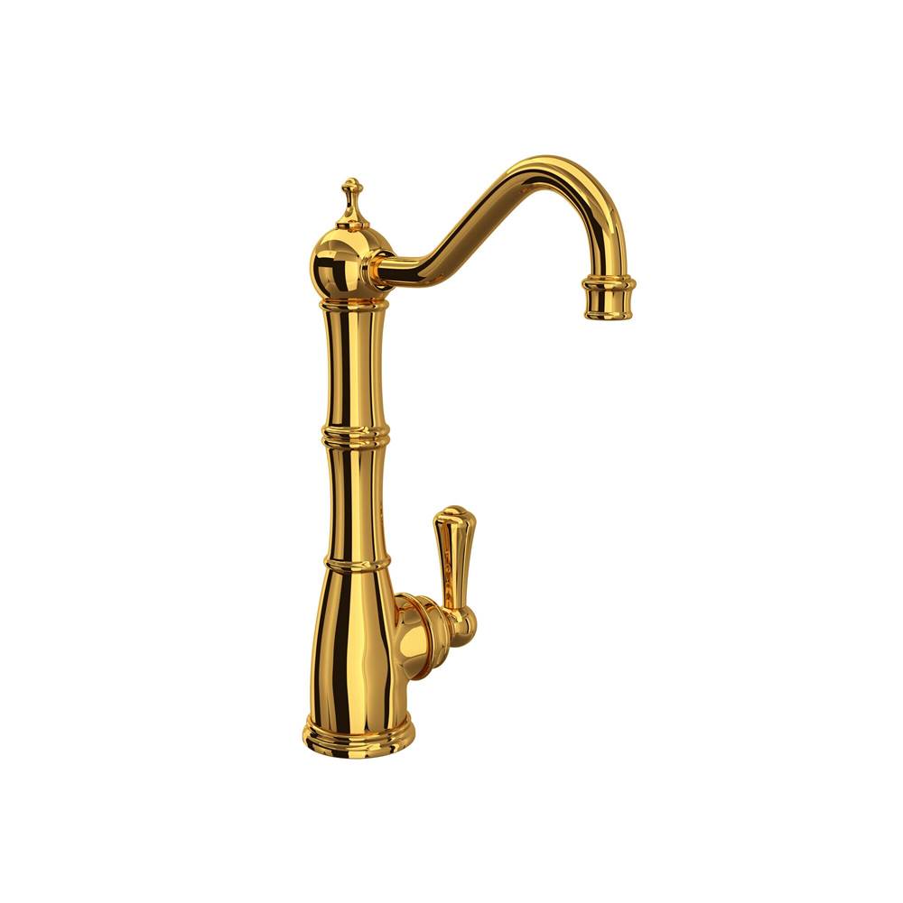 Rohl - EdwardianE Filter Kitchen Faucet - Unlacquered Brass
