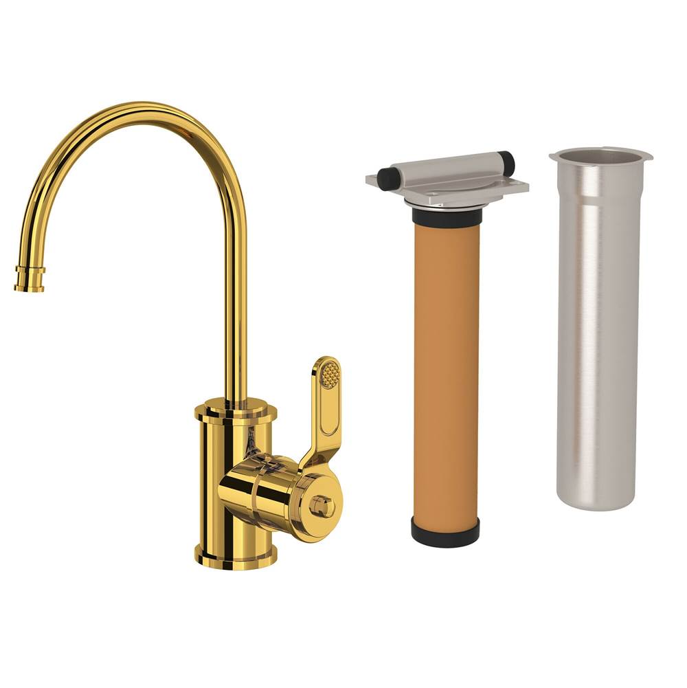 Rohl - ArmstrongE Filter Kitchen Faucet Kit - Unlacquered Brass