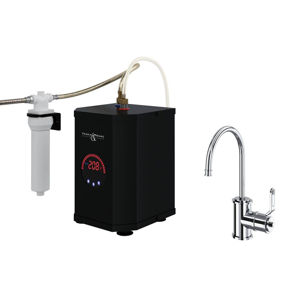 Rohl - ArmstrongE Hot Water and Kitchen Filter Faucet Kit - Polished Chrome