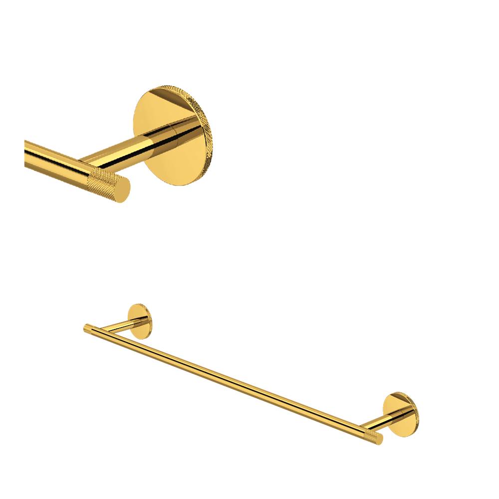 Rohl - AmahleE 24'' Towel Bar - Unlacquered Brass