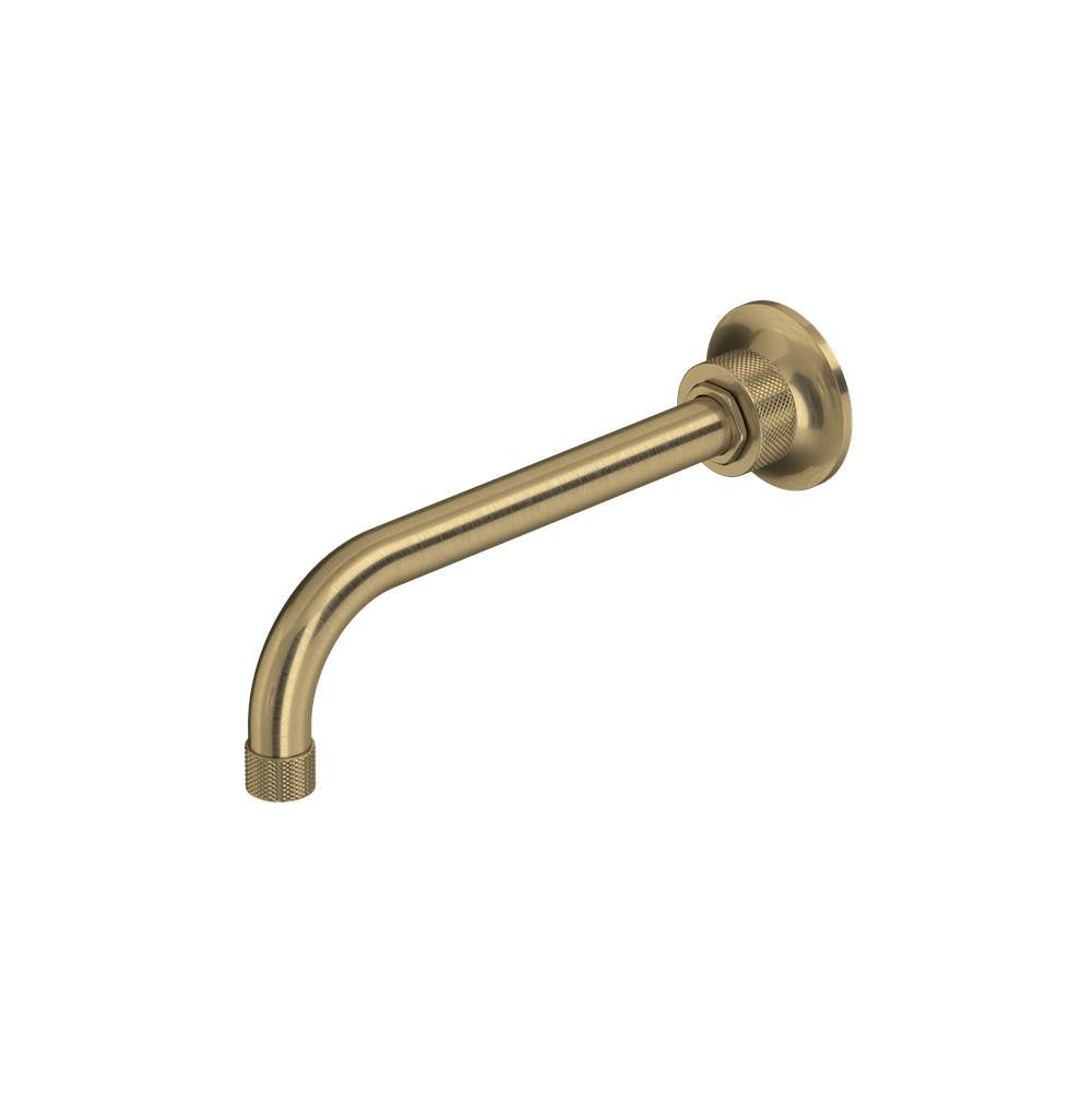 Rohl - Graceline Wall Mount Tub Spout - Antique Gold