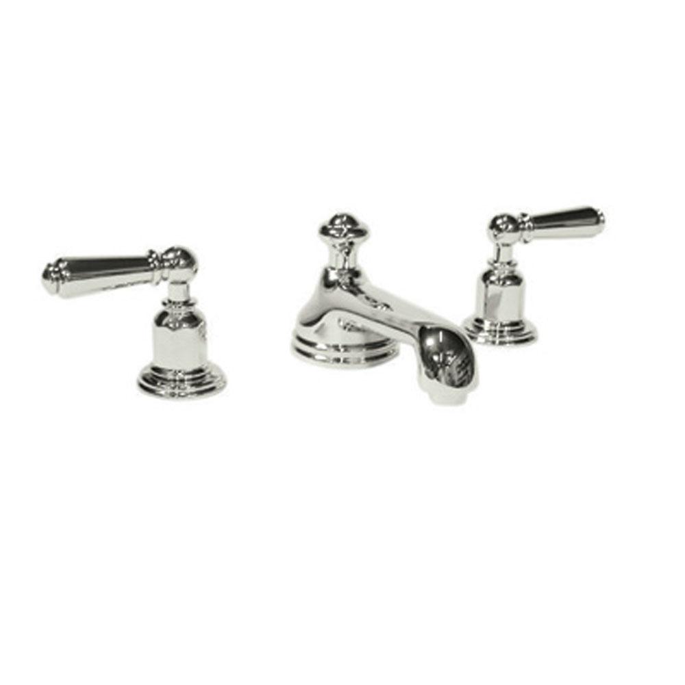 Rohl - EdwardianE Widespread Lavatory Faucet With Low Spout - Polished Nickel