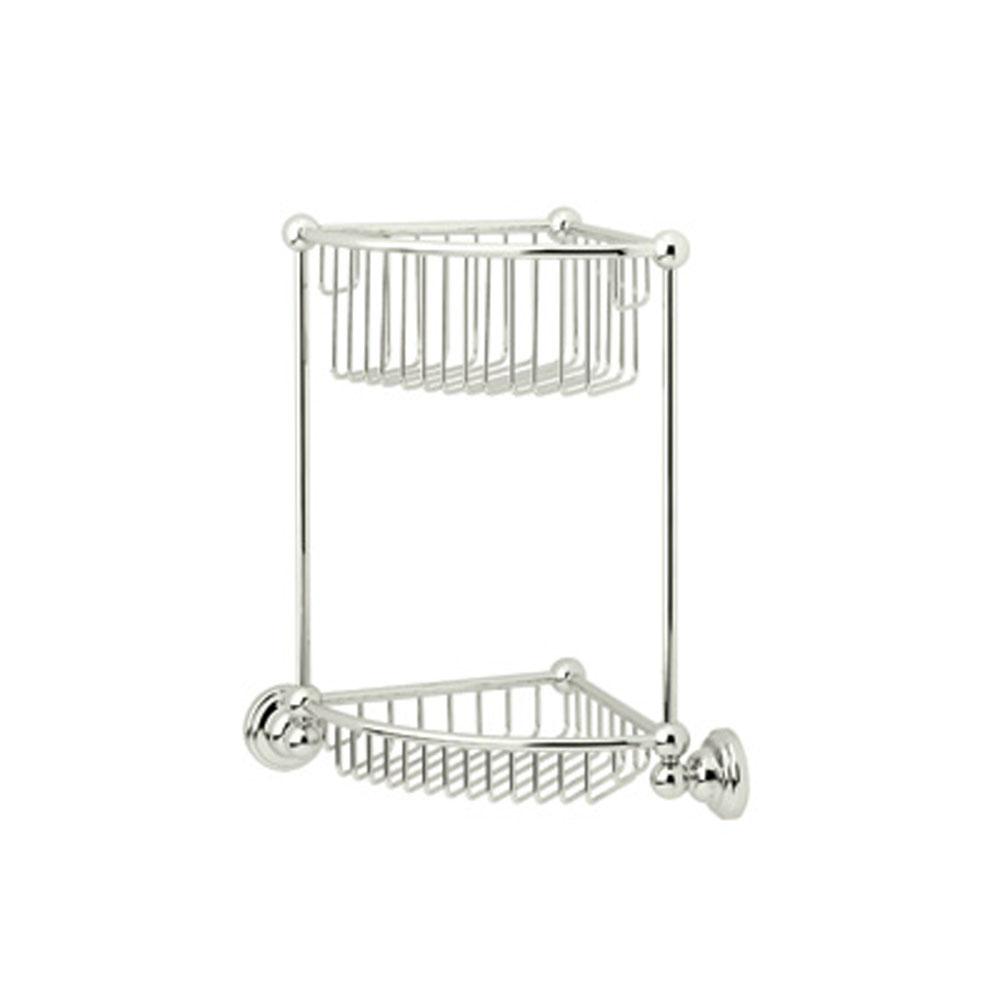 Rohl - Two Tier Corner Basket - Polished Nickel