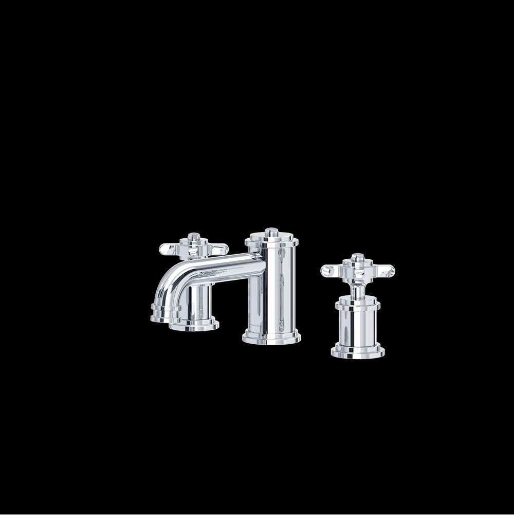 Rohl - ArmstrongE Widespread Lavatory Faucet With Low Spout - Polished Chrome