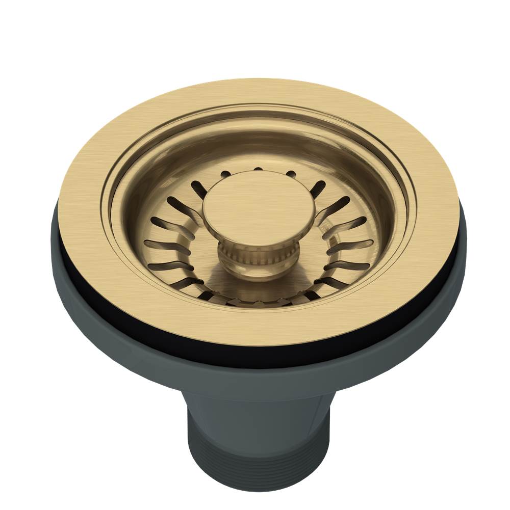Rohl - Basket Strainer - Antique Gold