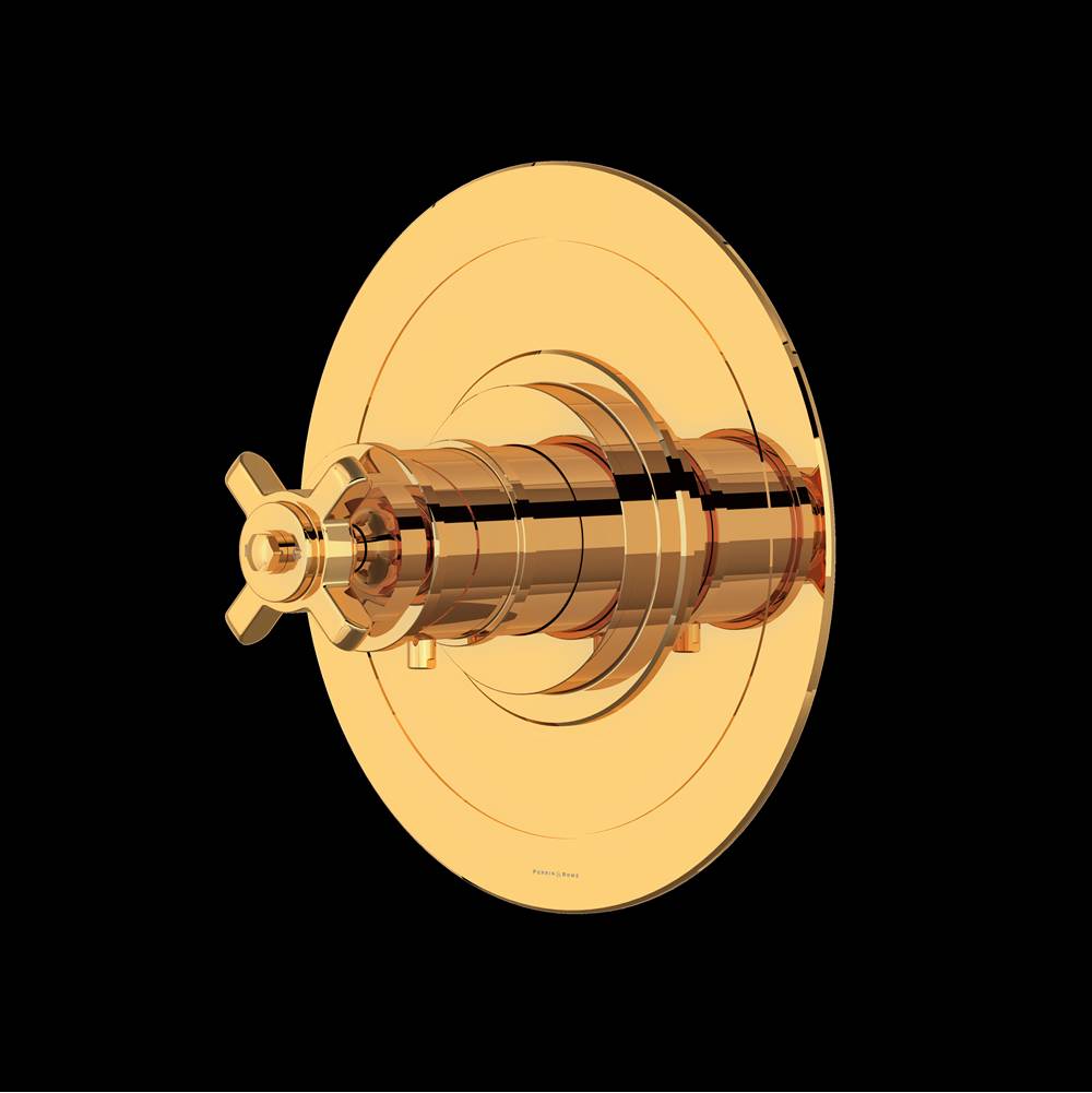Rohl - ArmstrongE 3/4'' Thermostatic Trim Without Volume Control - English Gold