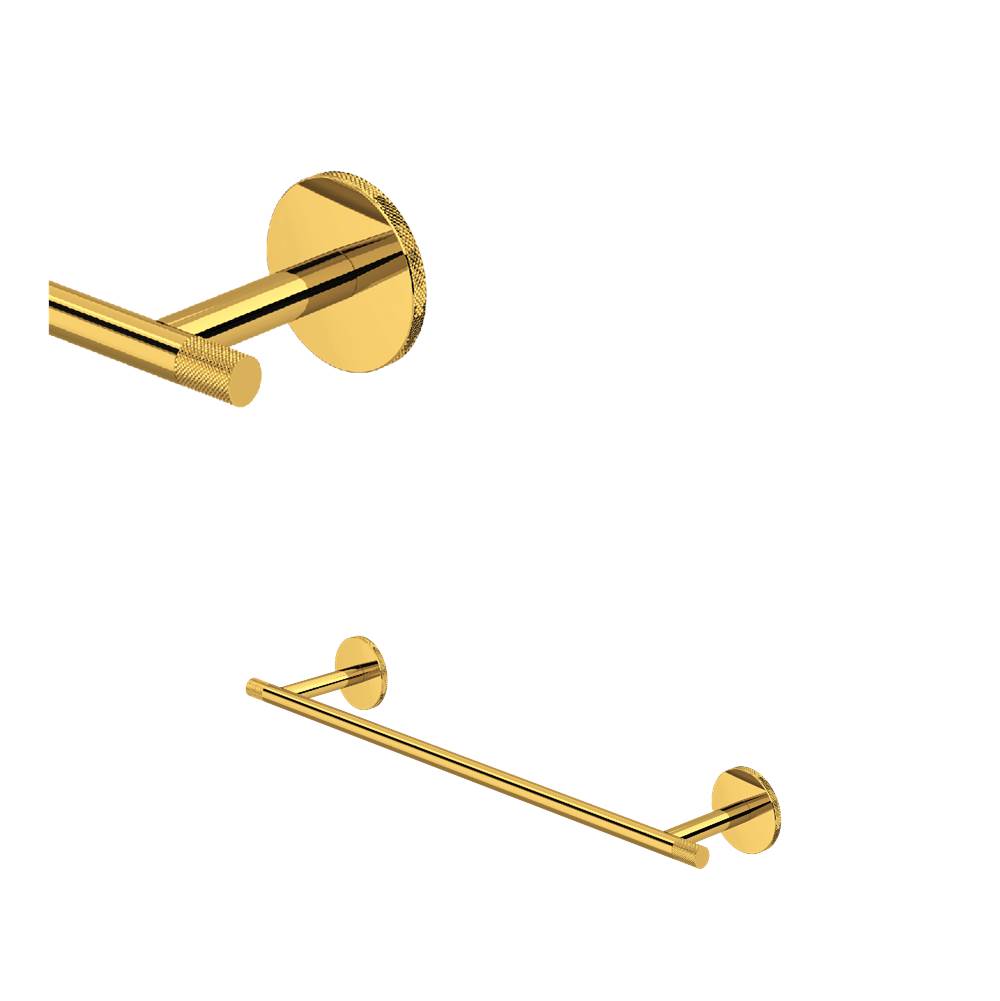 Rohl - AmahleE 18'' Towel Bar - Unlacquered Brass