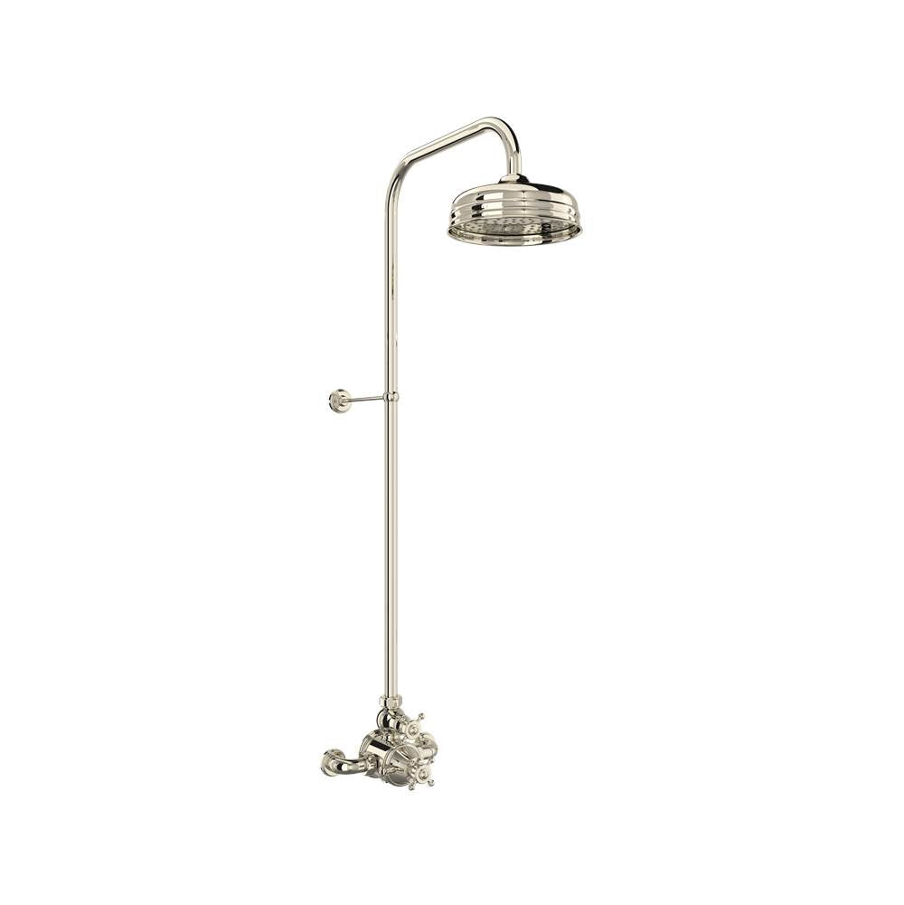 Rohl - Georgian EraE 3/4'' Exposed Wall Mount Thermostatic Shower System - Polished Nickel