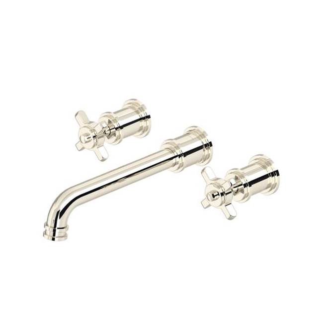 Rohl - ArmstrongE Wall Mount Lavatory Faucet Trim - Polished Nickel