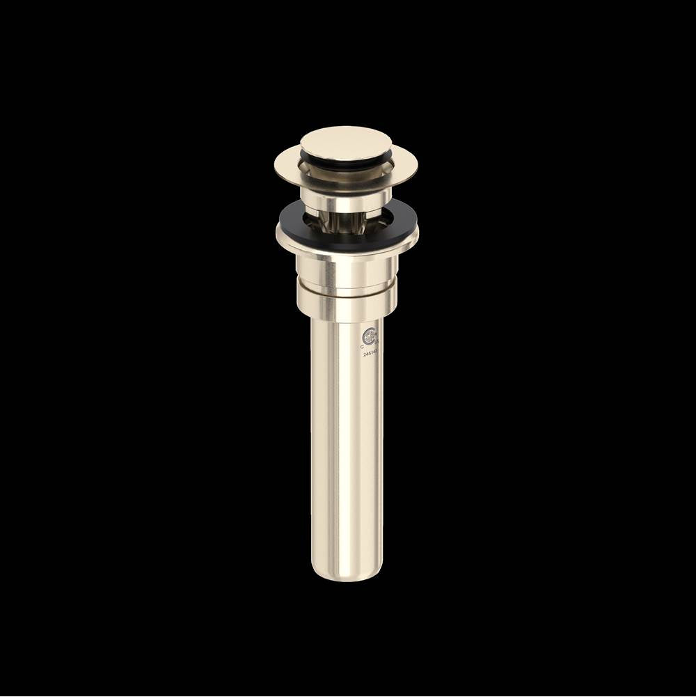 Rohl - Lavatory Push Drain With Overflow - Satin Nickel