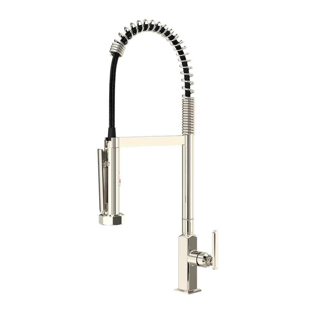 Rohl - ApothecaryE Pre-Rinse Infinite Control Pull-Down Faucet - Polished Nickel