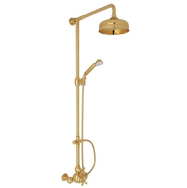 Rohl - ArcanaE Exposed Therm Valve With Volume and Temperature Control - Italian Brass