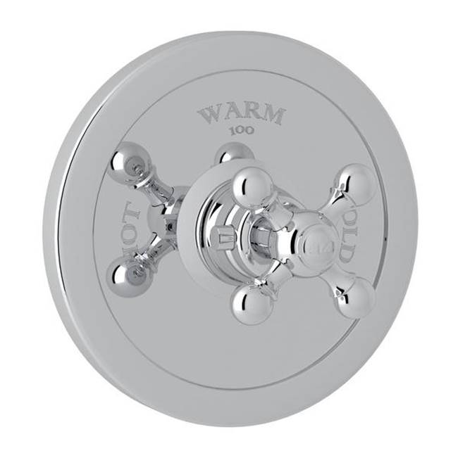 Rohl - ArcanaE 3/4'' Thermostatic Trim Without Volume Control - Polished Chrome