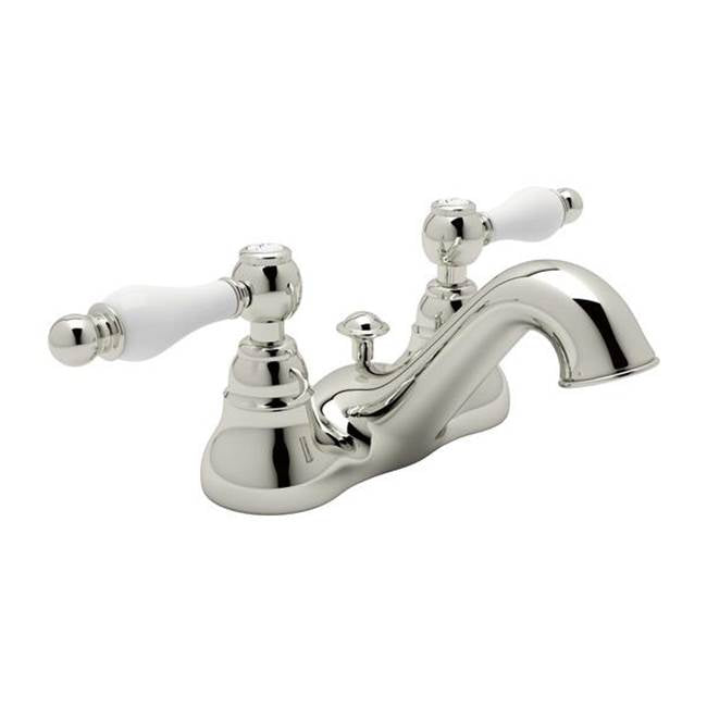 Rohl - ArcanaE Two Handle Centerset Lavatory Faucet - Polished Nickel