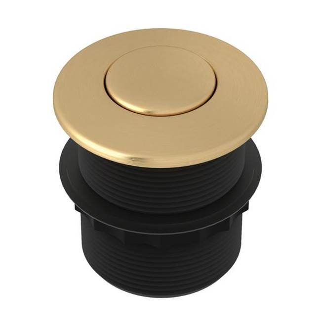 Rohl - Waste Disposal Air Switch Button - Satin English Gold