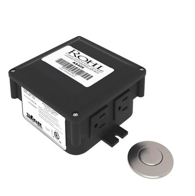 Rohl - Waste Disposal Control Box With Air Switch Button - Satin Nickel