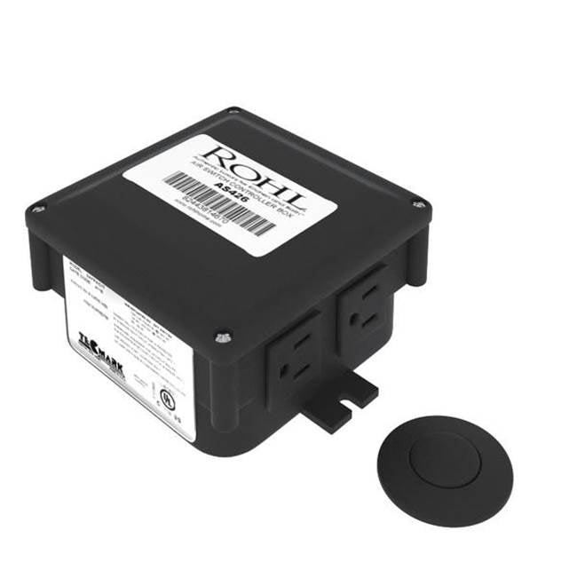 Rohl - Waste Disposal Control Box With Air Switch Button - Matte Black