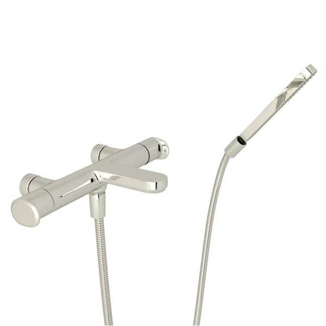 Rohl - MedaE Exposed Tub/Shower Mixer Valve - Polished Nickel