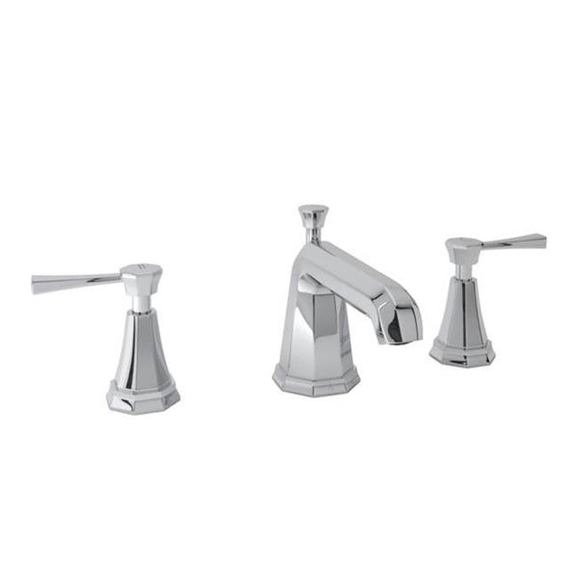 Rohl - DecoE Widespread Lavatory Faucet - Polished Chrome
