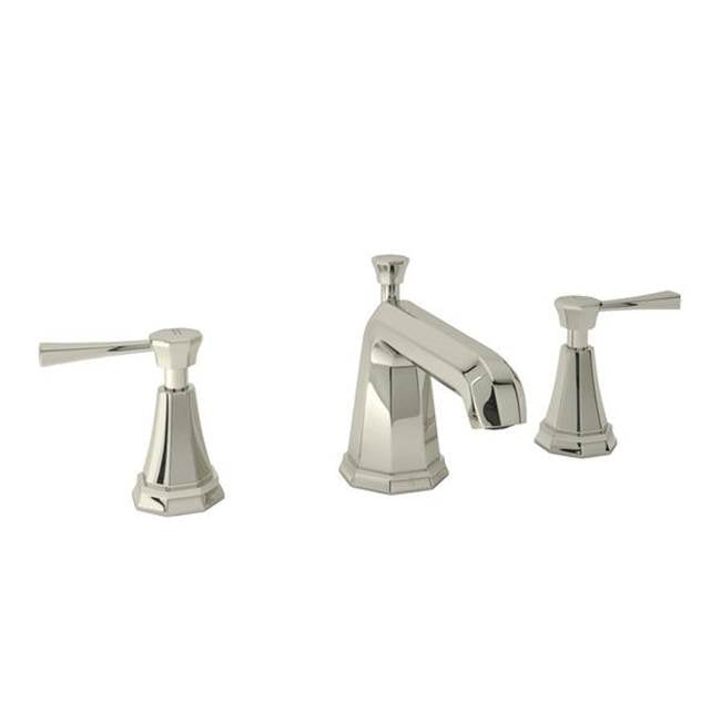 Rohl - DecoE Widespread Lavatory Faucet - Polished Nickel