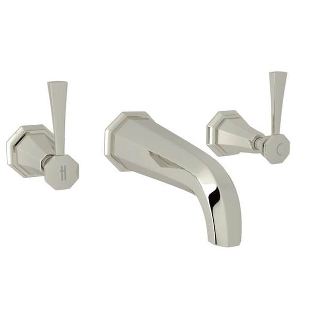 Rohl - DecoE Wall Mount Lavatory Faucet Trim - Polished Nickel