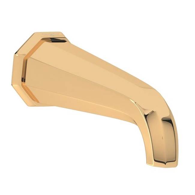 Rohl - DecoE Wall Mount Tub Spout - English Gold