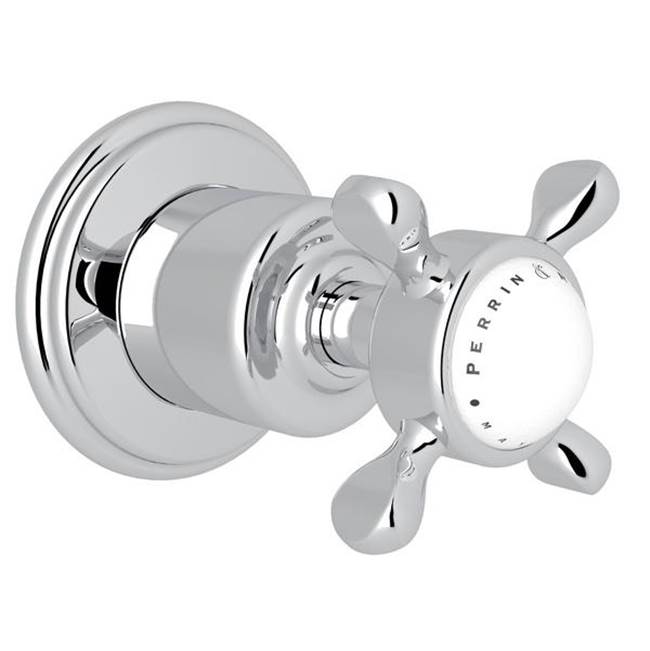 Rohl - EdwardianE Trim For Volume Control And Diverter - Polished Chrome