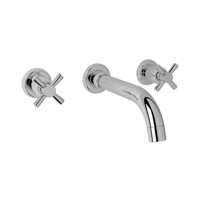 Rohl - HolbornE Wall Mount Lavatory Faucet Trim - Polished Chrome