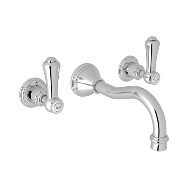 Rohl - Georgian EraE Wall Mount Lavatory Faucet Trim - Polished Chrome