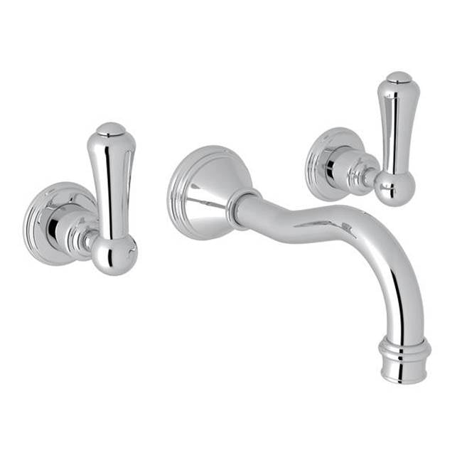 Rohl - Georgian EraE Wall Mount Lavatory Faucet Trim - Polished Chrome