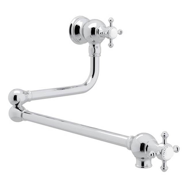 Rohl - Traditional Pot Filler - Polished Chrome