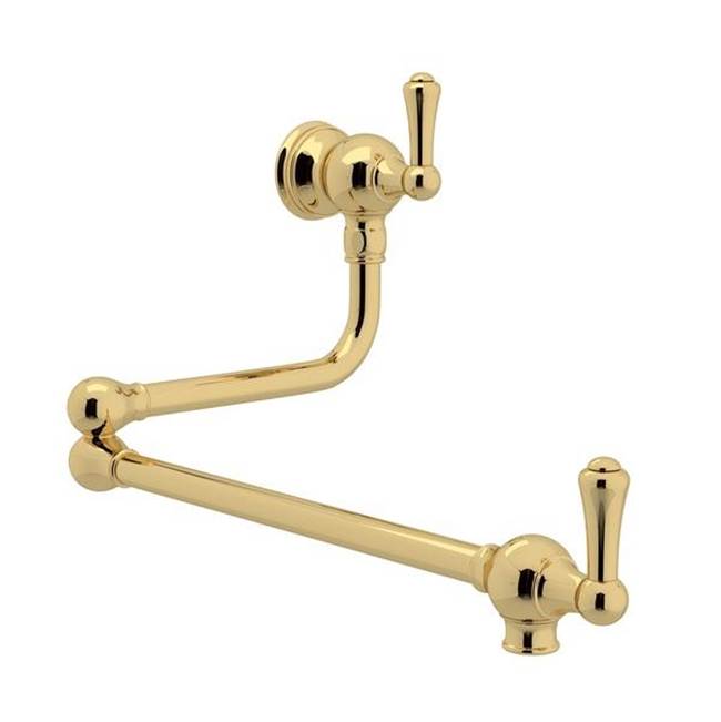 Rohl - Traditional Pot Filler - Unlacquered Brass