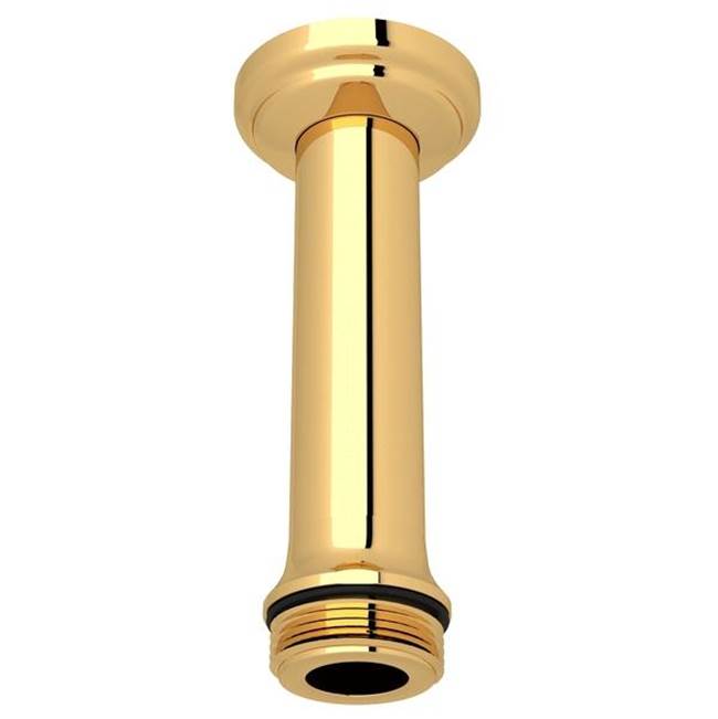 Rohl - 4'' Ceiling Mount Shower Arm - English Gold