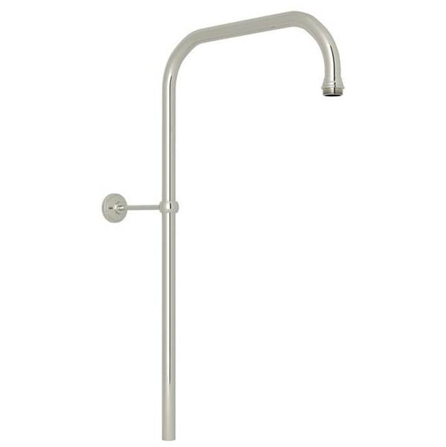 Rohl - 31'' X 15'' Rigid Riser Shower Outlet - Polished Nickel