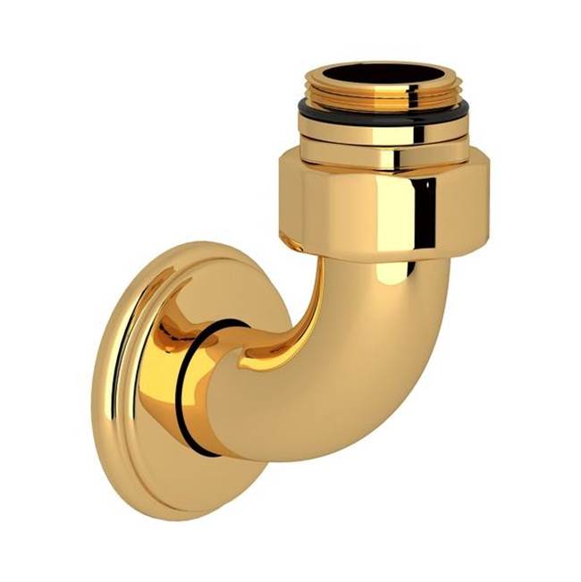 Rohl - Exposed Thermostatic Valve Bottom Return Elbow - English Gold