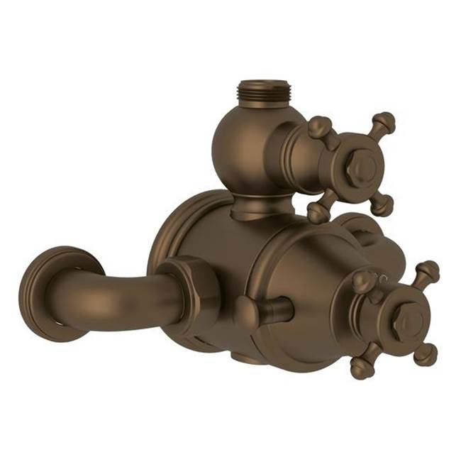 Rohl - Georgian EraE 3/4'' Exposed Therm Valve With Volume And Temperature Control - English Bronze