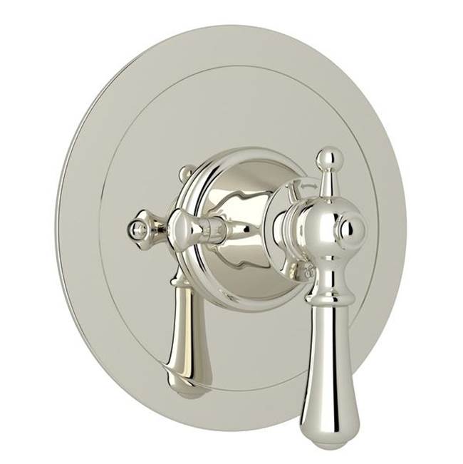 Rohl - Georgian EraE 3/4'' Round Thermostatic Trim Without Volume Control - Polished Nickel
