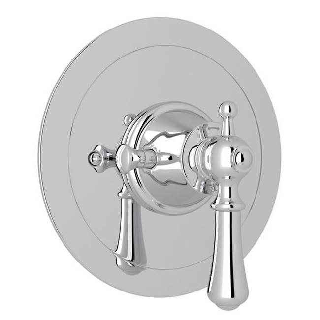 Rohl - Georgian EraE 3/4'' Round Thermostatic Trim Without Volume Control - Polished Chrome