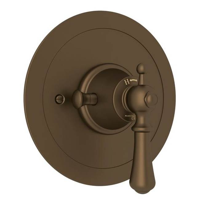 Rohl - Georgian EraE 3/4'' Round Thermostatic Trim Without Volume Control - English Bronze