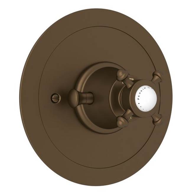 Rohl - Georgian EraE 3/4'' Round Thermostatic Trim Without Volume Control - English Bronze