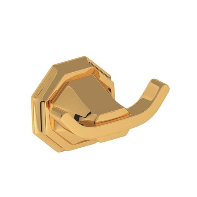Rohl - DecoE Double Robe Hook - English Gold