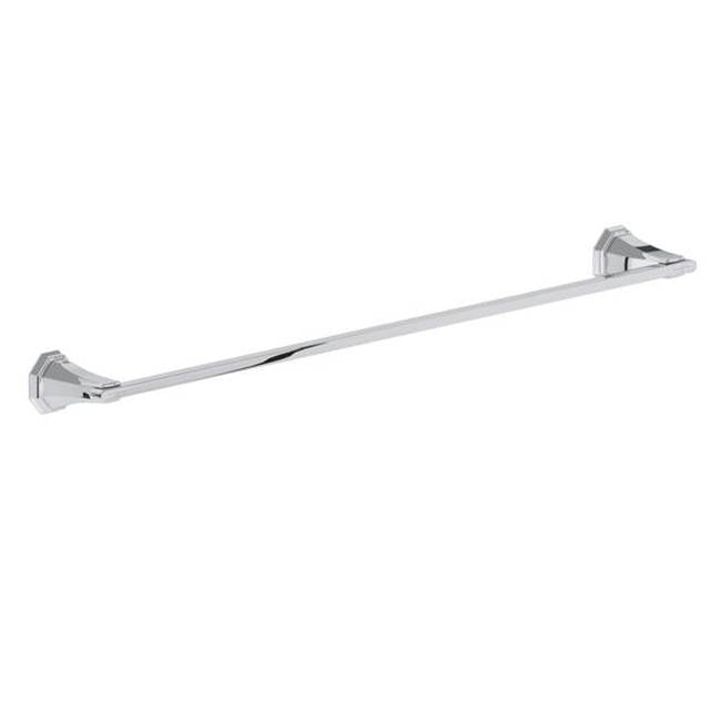Rohl - DecoE 30'' Towel Bar - Polished Chrome