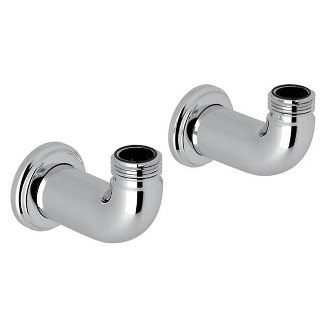 Rohl - Wall Unions - Polished Chrome