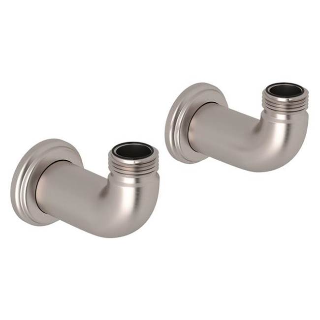 Rohl - Wall Unions - Satin Nickel