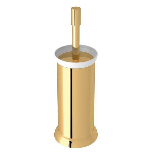 Rohl - HolbornE Floor Standing Toilet Brush Holder - English Gold