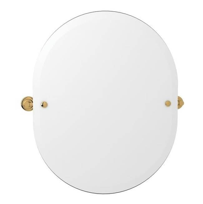 Rohl - HolbornE 25'' Oval Mirror - English Gold