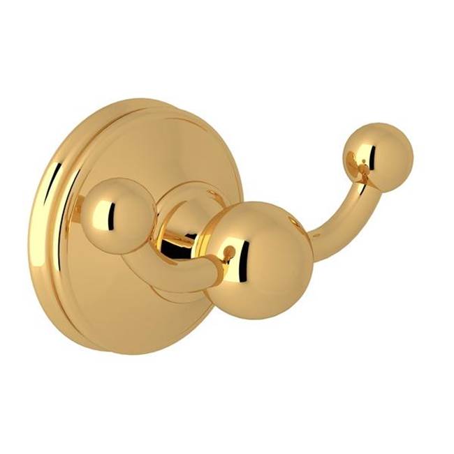 Rohl - Georgian EraE Double Robe Hook - English Gold