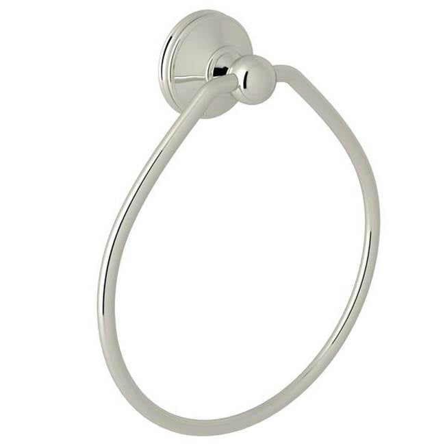 Rohl - Georgian EraE Towel Ring - Polished Nickel