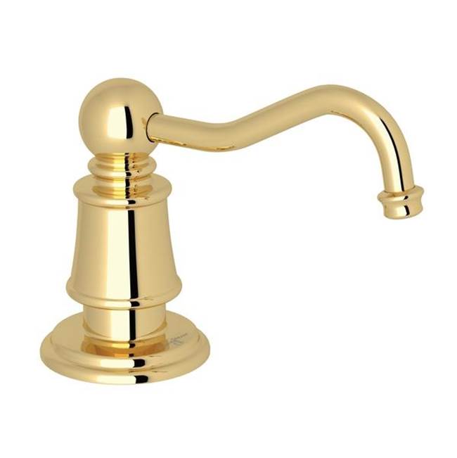 Rohl - Georgian EraE Soap Dispenser - Unlacquered Brass
