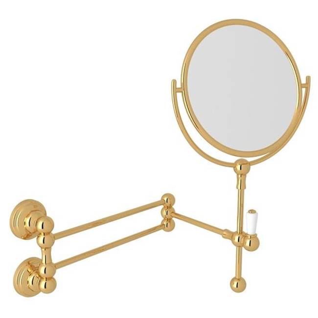 Rohl - Wall Mount Makeup Mirror - English Gold